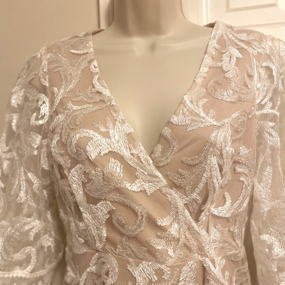 Lulu’s White Bridal Dress - Picture 9 of 16